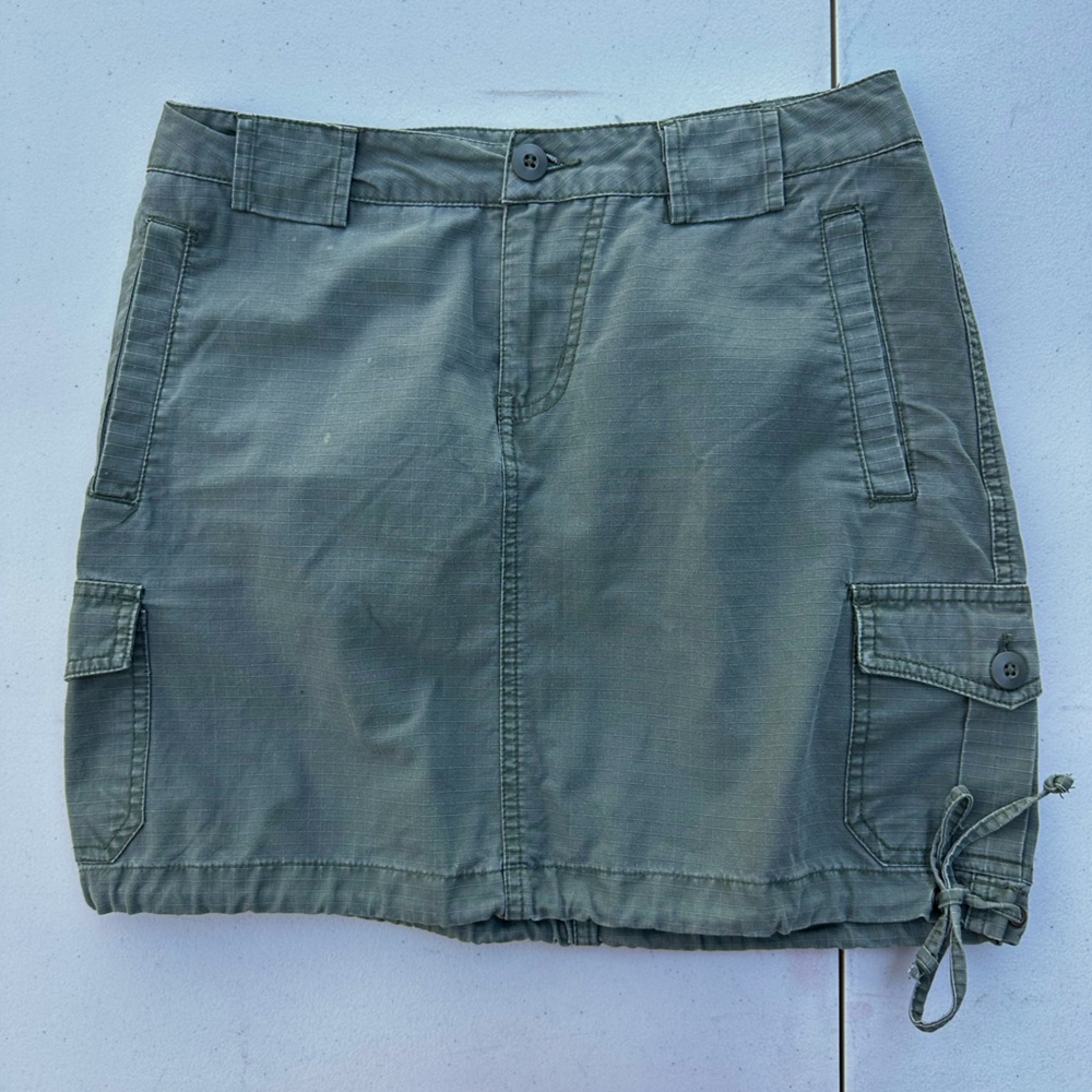 Massimo Green Cargo Skirt